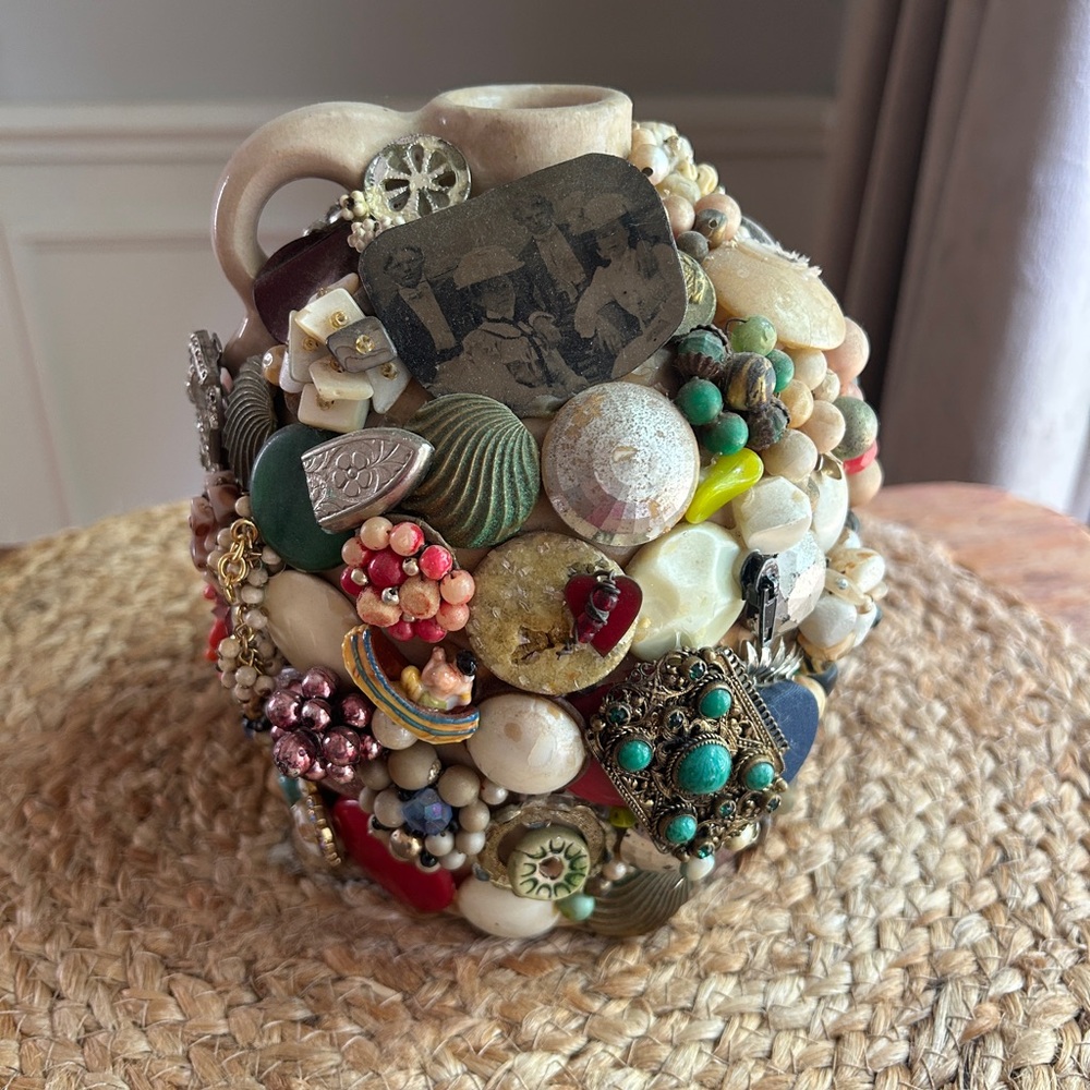 Vintage American memory jug.